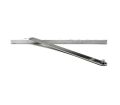 MACO Obmedzovač otvárania 244 mm s  dlhým ramenom - Strieborná