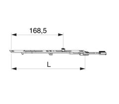 MACO Nadpajateľné predĺženie 235 mm MULTI-MATIC - Strieborná MACO Nadpajateľné predĺženie 235 mm MULTI-MATIC - Strieborná