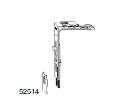 MACO rohový prevod B  370-2350 mm 1VZ MULTI-TREND - Strieborná