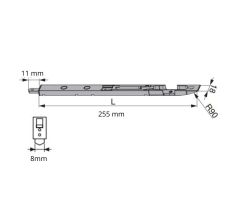 MACO dverová zástrč na vchodové dvere 255 mm