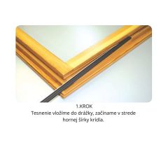Okenné prídavné jednokomorové tesnenie 10,5mm  L5110