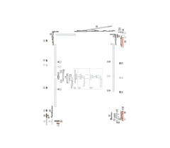 ROTO AL nožnica 600  pre hliníkové okná
