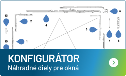 KONFIGURÁTOR Náhradné diely pre okná