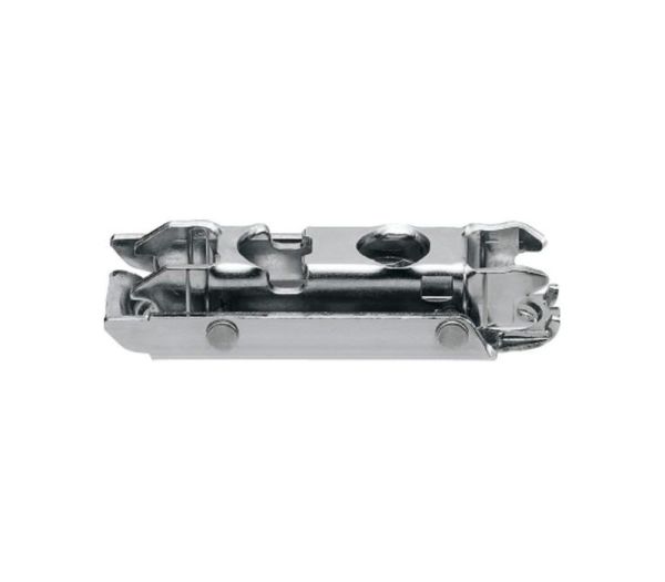 BLUM CLIP priama montážna podložka s excentrom, oceľ, Spax-skrutky, odst. 0mm