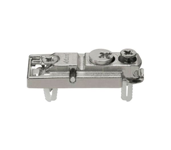 BLUM CLIP priama mont.podložka s excentrom,mont.s rozperkami EXPANDO, odst. 0 mm
