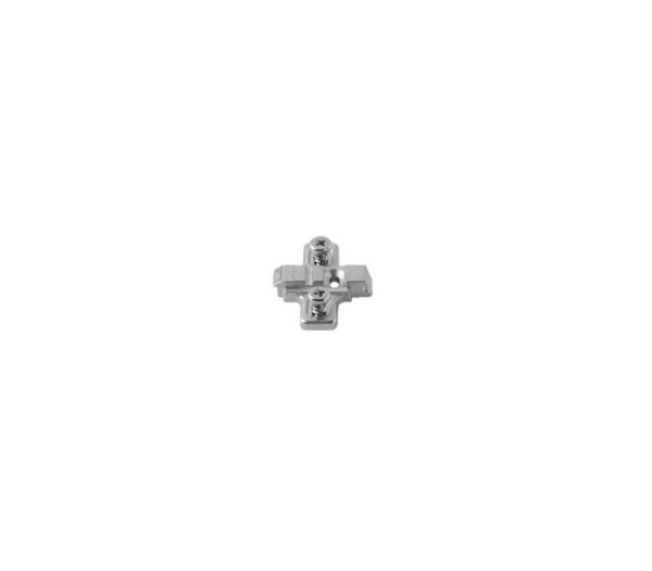 BLUM CLIP krížová mont.podložka,predm.syst.skrutky,VN: pozdl.otvor, 0mm