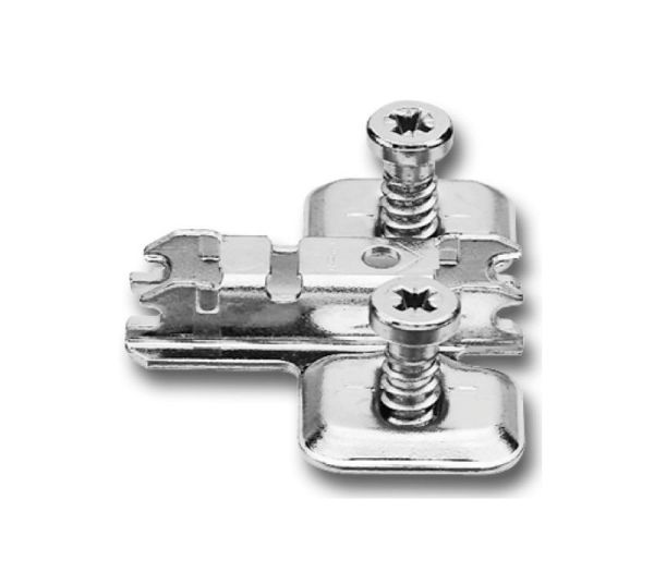 BLUM CLIP krížová mont.podložka, predm. systém skrutky, VN:pozdl.otvor,odst.0mm