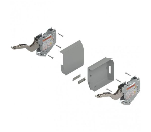 BLUM AVENTOS HK-S fak.výk 220-500,svetlo sivá, súprava zdvíhacích mechanizmov