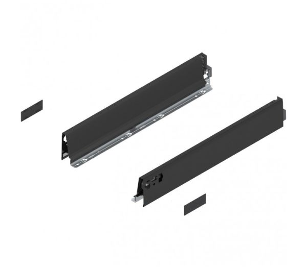 BLUM TANDEMBOX antaro bok 378M, menovitá dĺžka 650mm, oceľ terra čierna