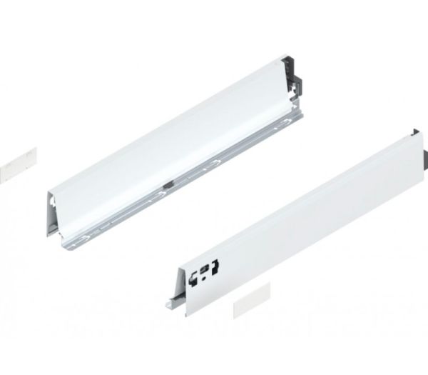 BLUM TANDEMBOX antaro bok 378M, menovitá dĺžka 270mm, oceľ hodvábne biela