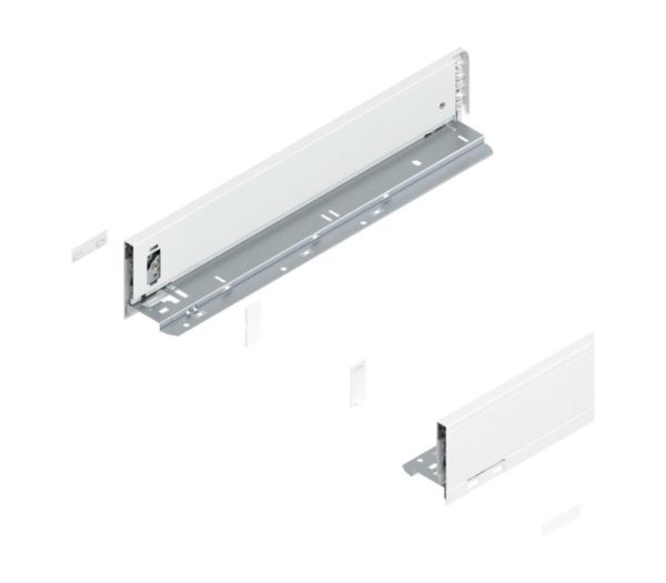 BLUM LEGRABOX pure bok výška M, md 600 mm, oceľ hodvábne biela-matná