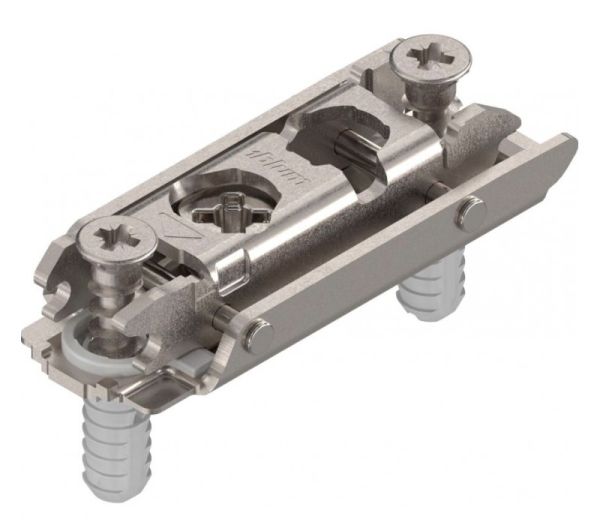 BLUM CLIP priama montážna podložka s excentrom, oceľ , EXPANDO, odst. 0mm