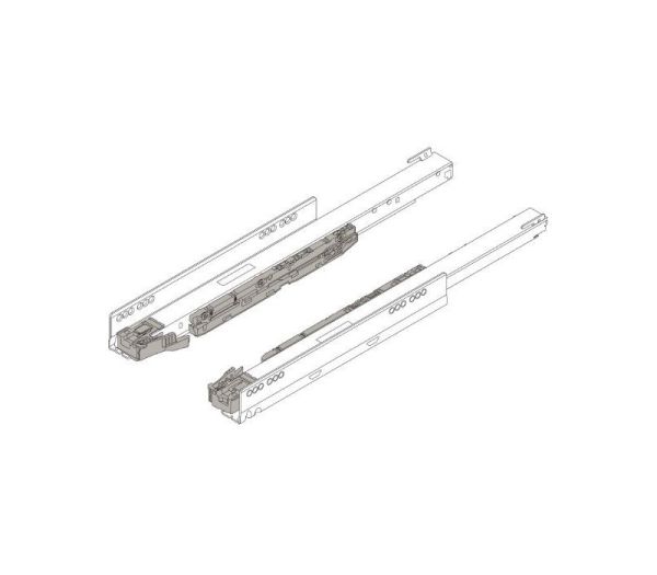 BLUM LEGRABOX korpusová lišta BLUMOTION S, md 450 mm, 70 kg pre F