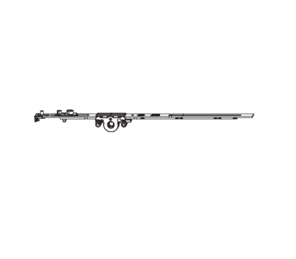 MACO  Otv.-sklop. 360 - 430 mm prevodovka s bočným výklopom  mm- MULTI-MATIC - Strieborná