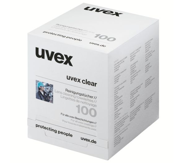 uvex clear čistiace papieriky vlhčené